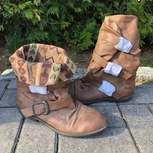 Blowfish folder over ankle boots